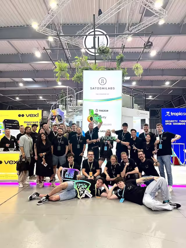 Lauri Hänninen with SatoshiLabs at BTC Prague